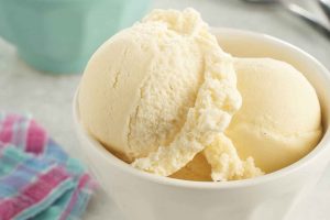 Ванильное кето-мороженое