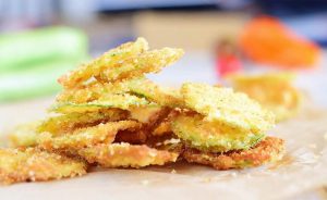 кабачковые кето чипсы - низкоуглеводные рецепты Фаст фуда